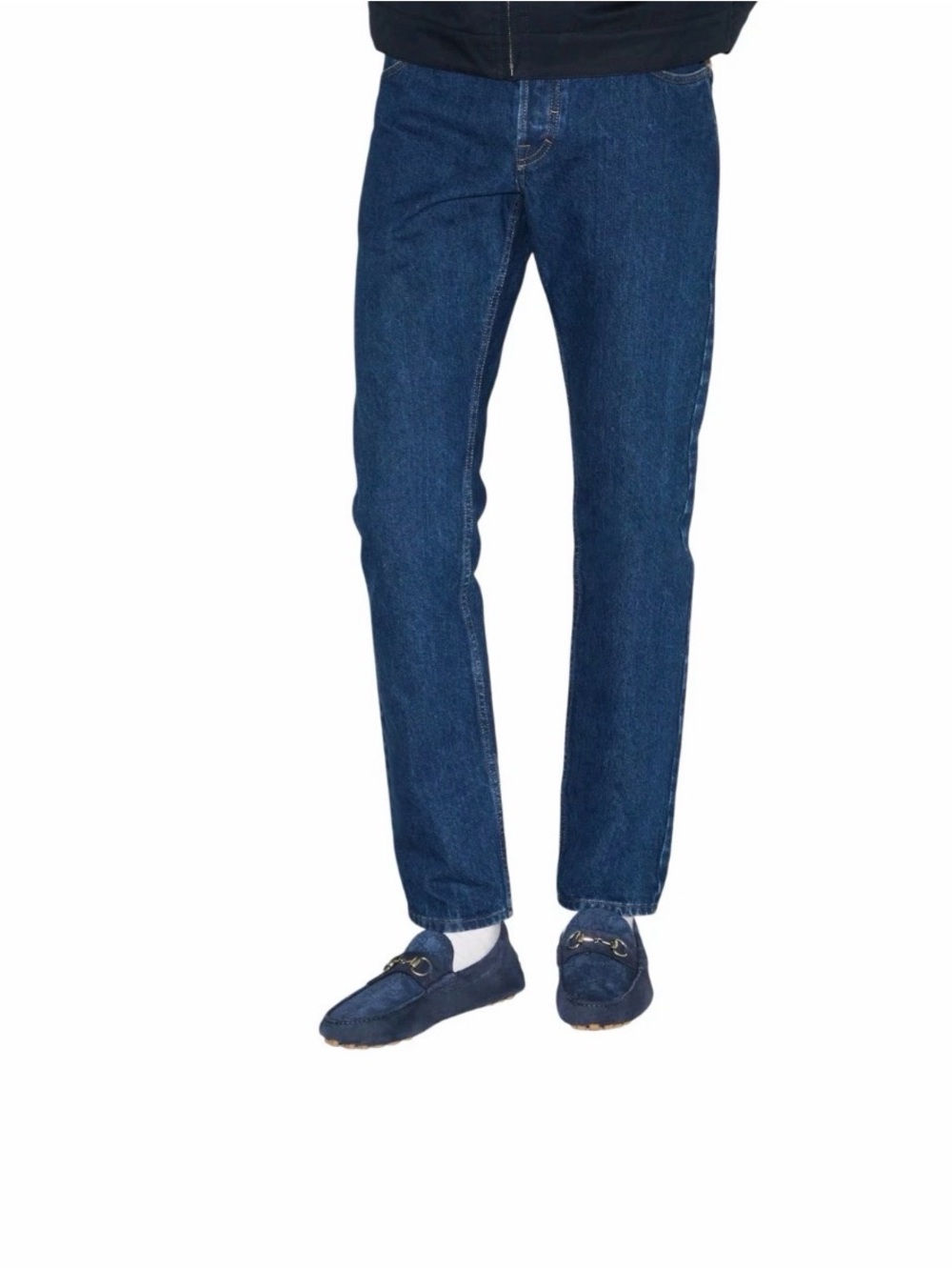 NWT Gucci Suede Horsebit Loafers in Navy Blue - Picture 5 of 8